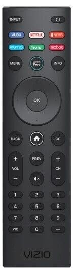 VIZIO SmartCast Universal Remote Control - Smart Replacement for Black