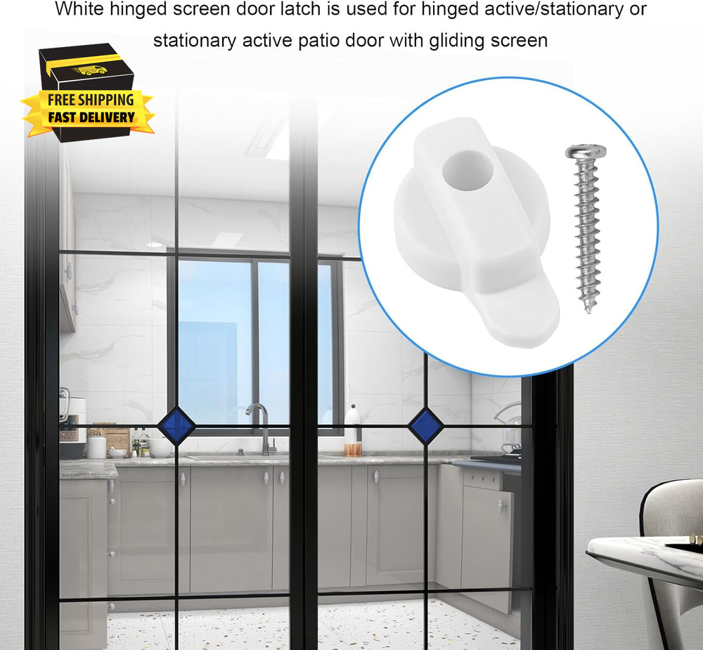 1 Pc Anderson Screen Door Latch Replacement, Compatible with Anderson Screen Doo