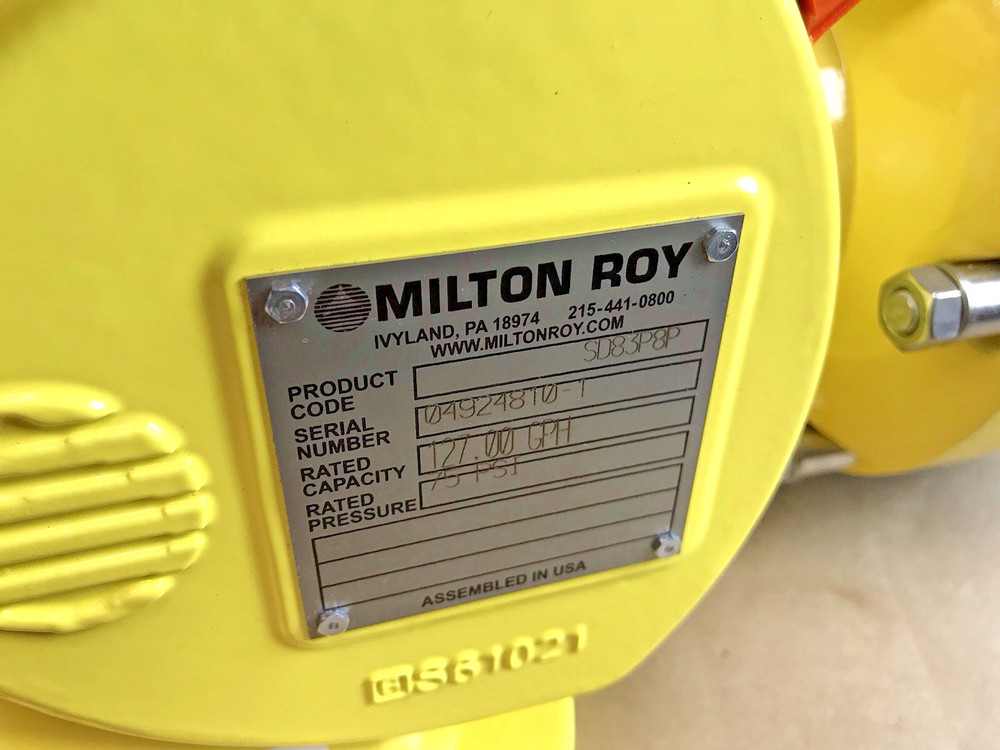 Milton Roy SD83P8P Metering Pump
