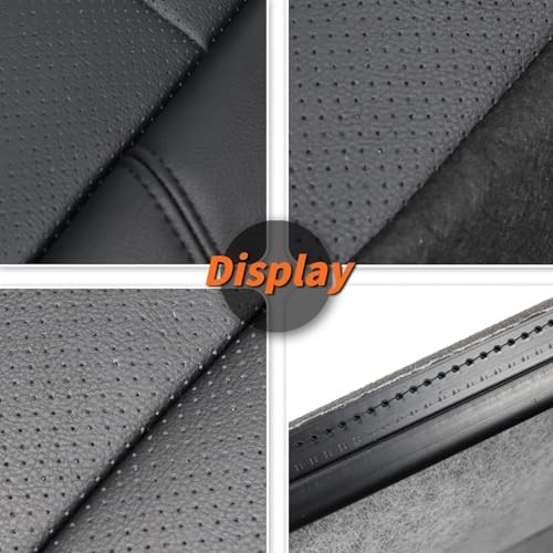 2 PCS Seat Covers Compatible with Escalade 2007-2014 Driver & Black Bottom