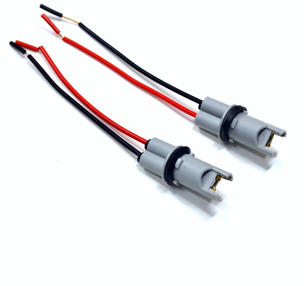 Universal Pigtail Wire Female Socket 168 T10 PGL Front Side Marker Light Plug H