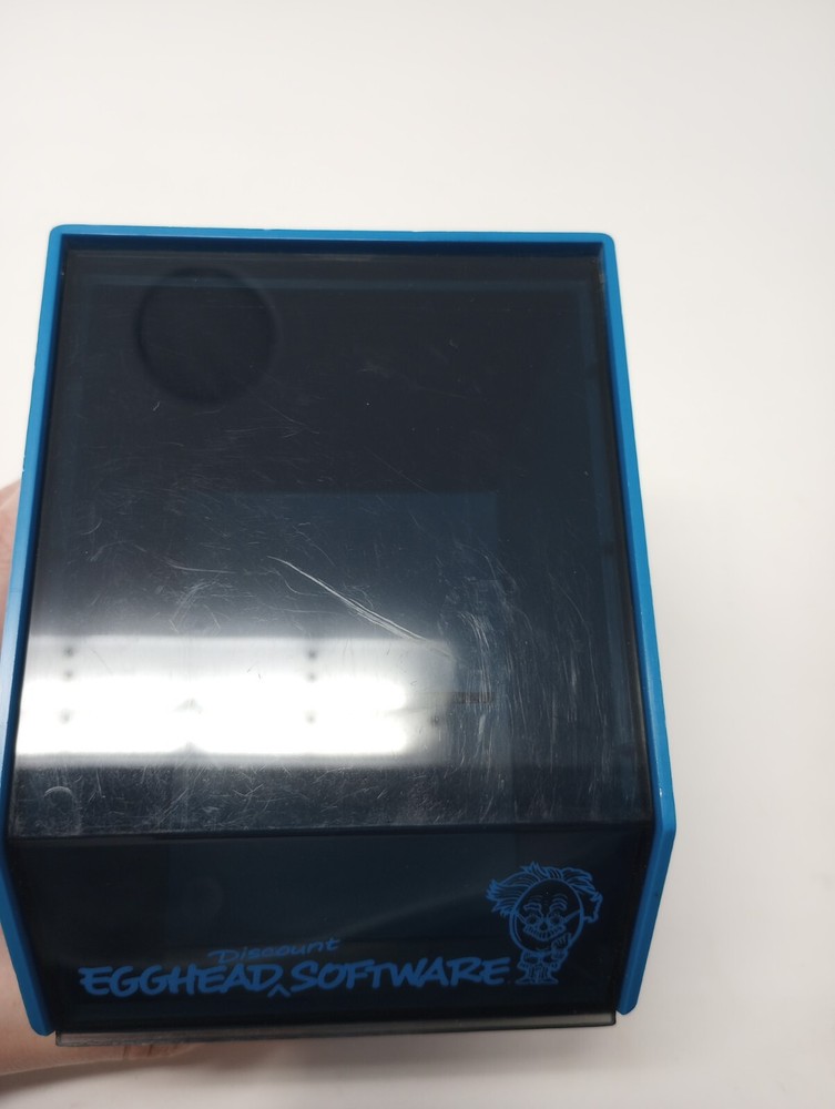Vintage 1987 Egghead Software 3.5" Floppy Disk Storage Container Case