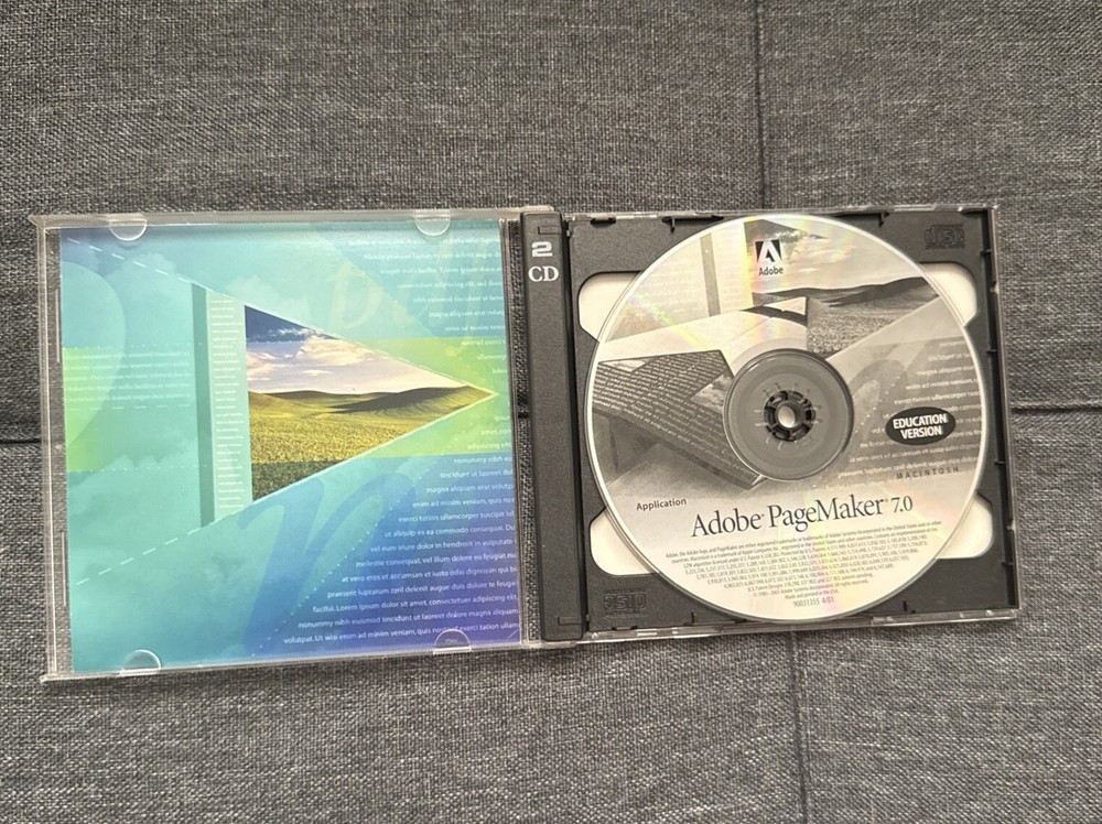 Adobe PageMaker 7.0 Education Ver for Macintosh MAC with serial number