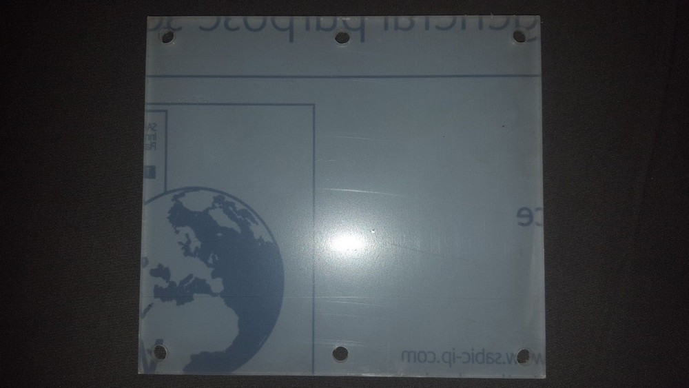 Lexan Panel, Pre-Drilled Mounting, 3/16" Thick X 6 1/4" X 5 5/8" Clear (5 pcs.)