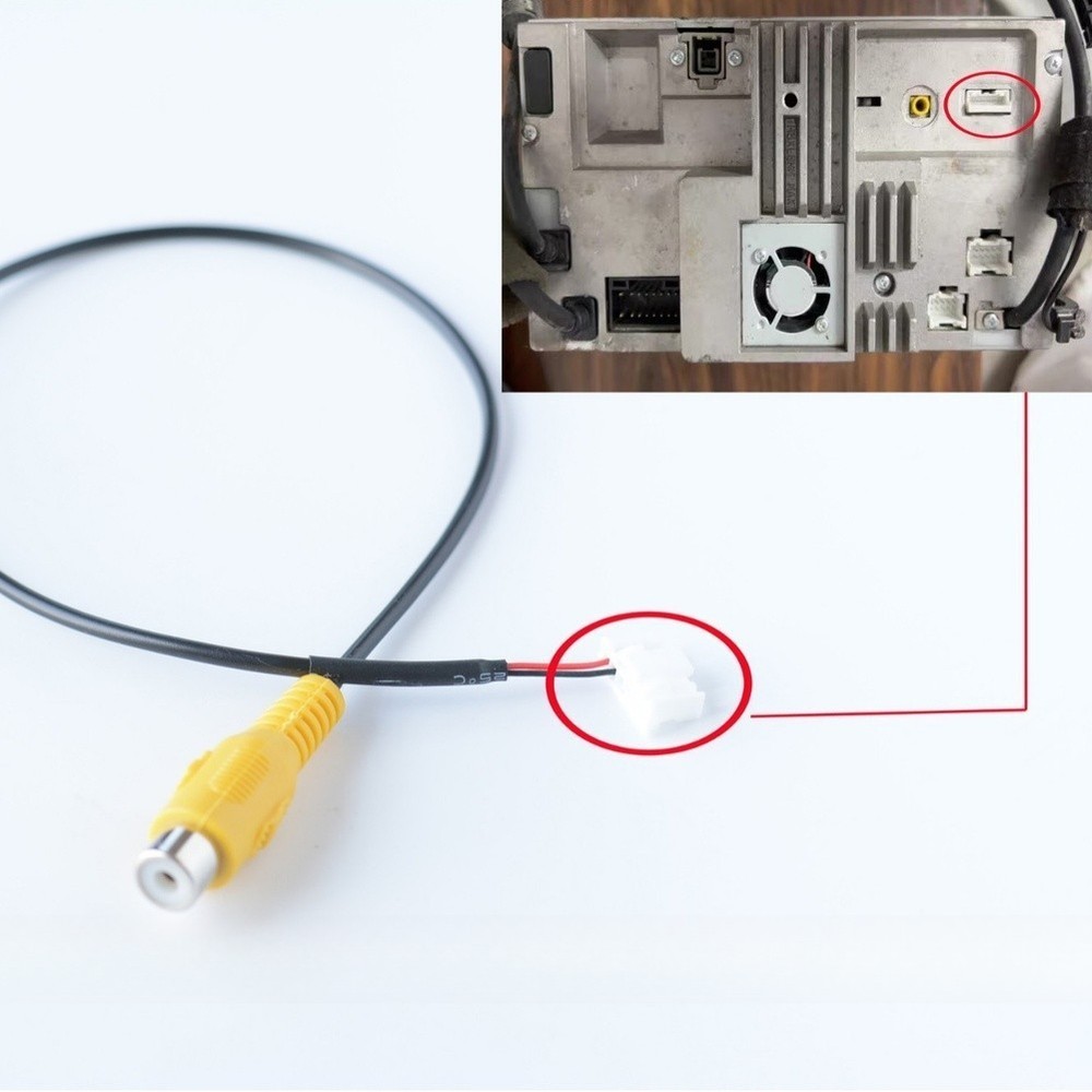 Backup Camera Input Cable for Alpine Car Audio System Compatible Model Cable
