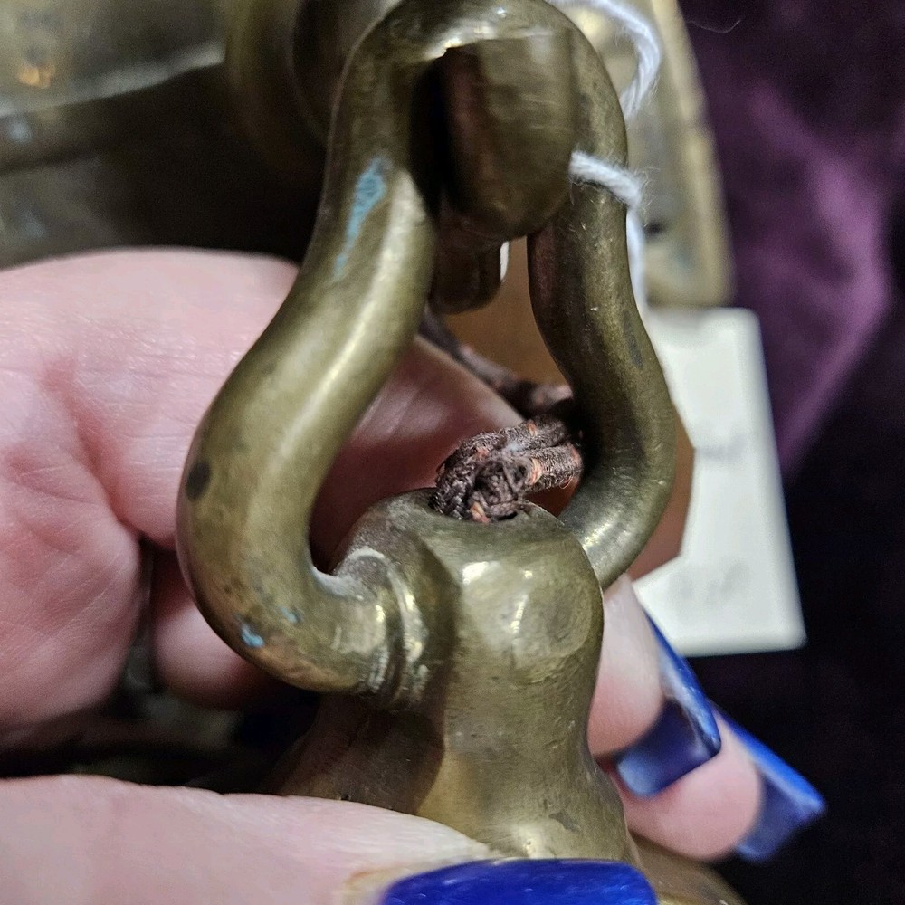 RARE Vintage Lighted Solid Brass Medieval Knight Helmet & Shield Wall Sconce