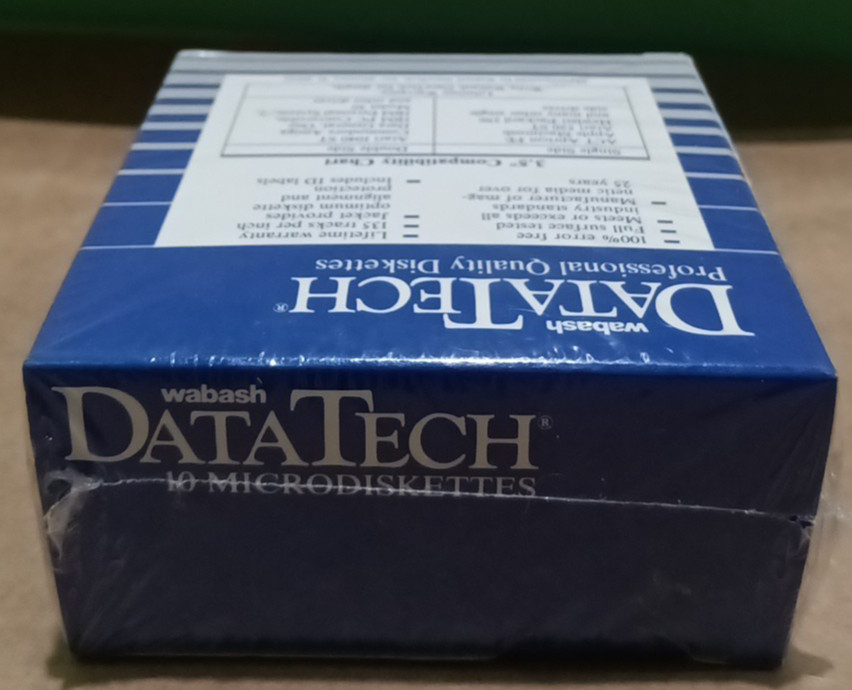 Wabash Data Tech 10 3.5" Microdiskettes Double Sided
