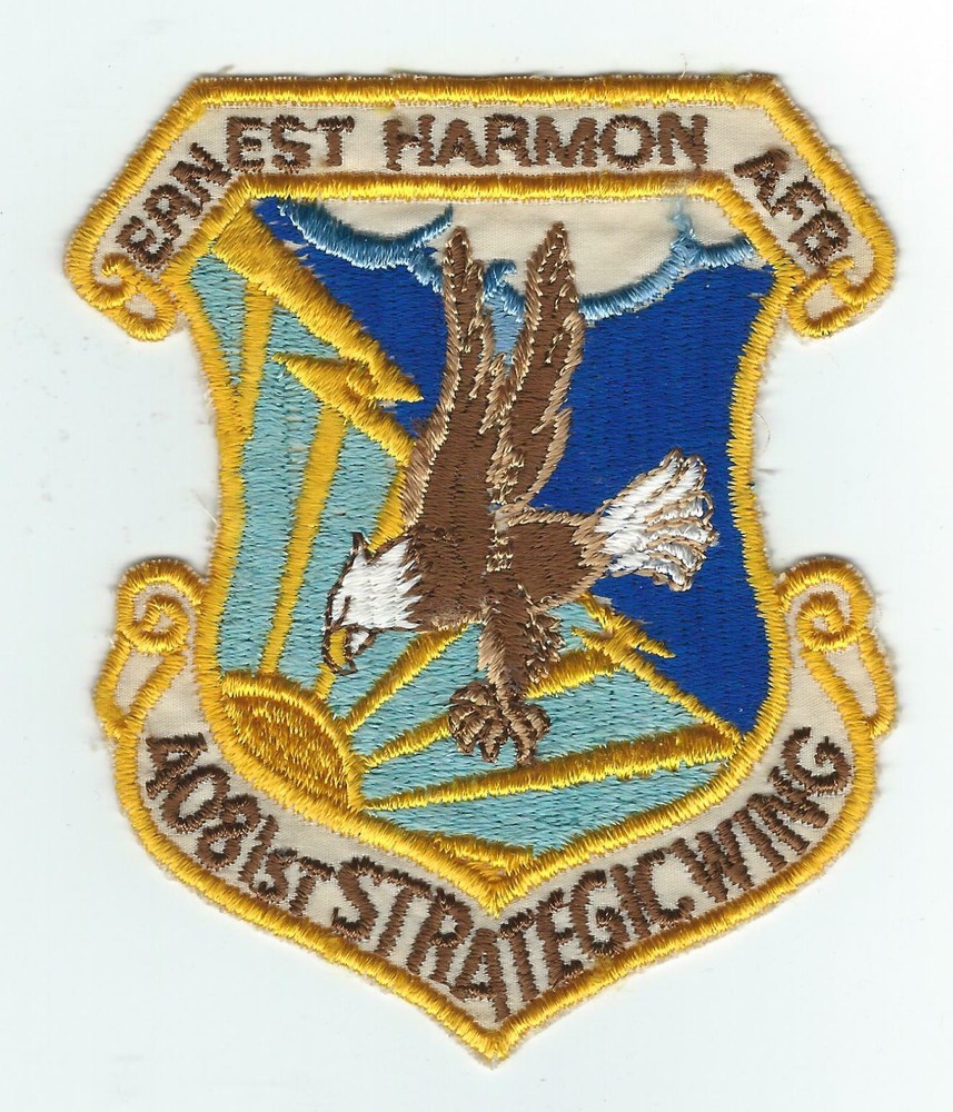 4081st  STRATEGIC WING 'ERNEST HARMON AFB' patch