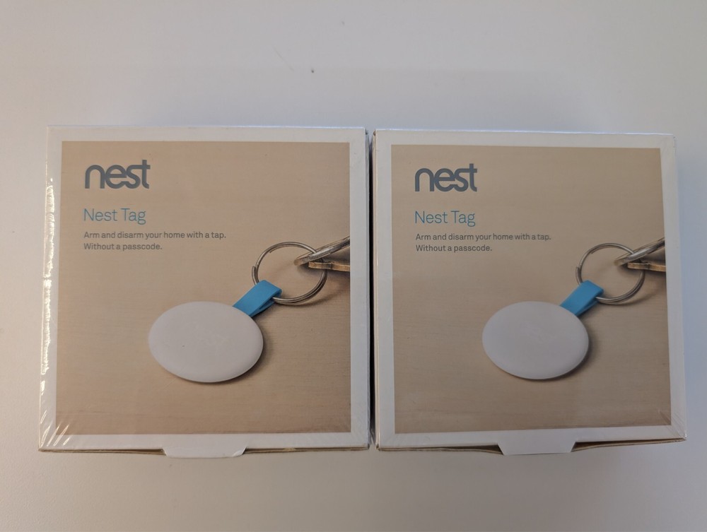 2-PC Google Nest Tag for Google Guard Security Systems H13000ES New!!! Sealed