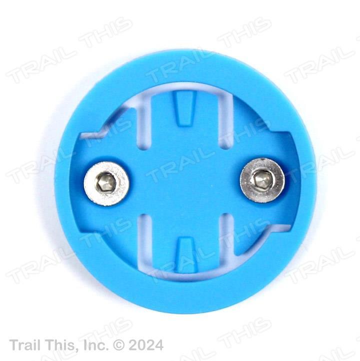 K-Edge Insert Replacement Kit for Wahoo Quarter-Turn Type Computer Mounts - Blue