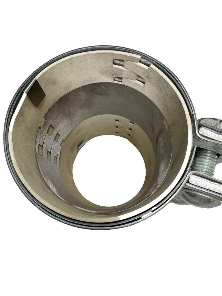 MORRIS 4-4C Compression Coupling 4" Pipe Size (4.50 OD), 4-Bolt, 8" Long, Galv.