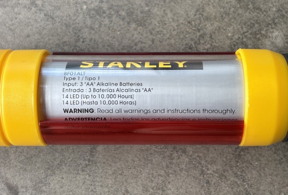 STANLEY BF01ALT Mini Bar Flex LED Work Light, Brand New