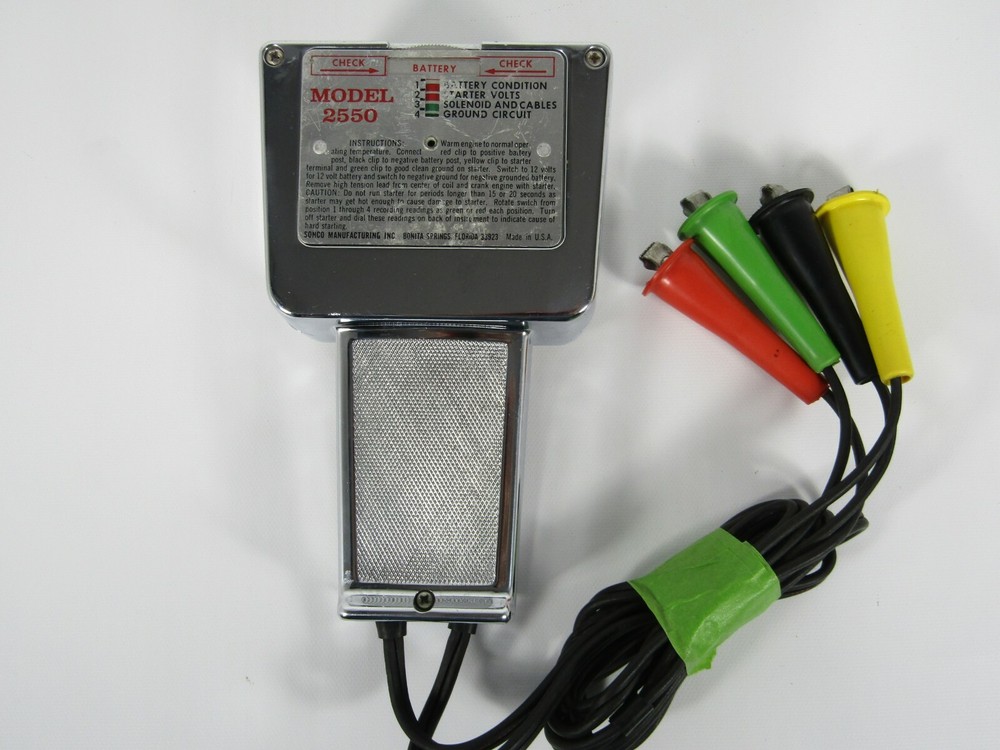 Vintage Sonco Components Tester Analyzer Model 2550