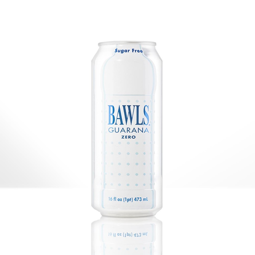 BAWLS Guarana Zero 16 oz 24 pack, Sugar Free