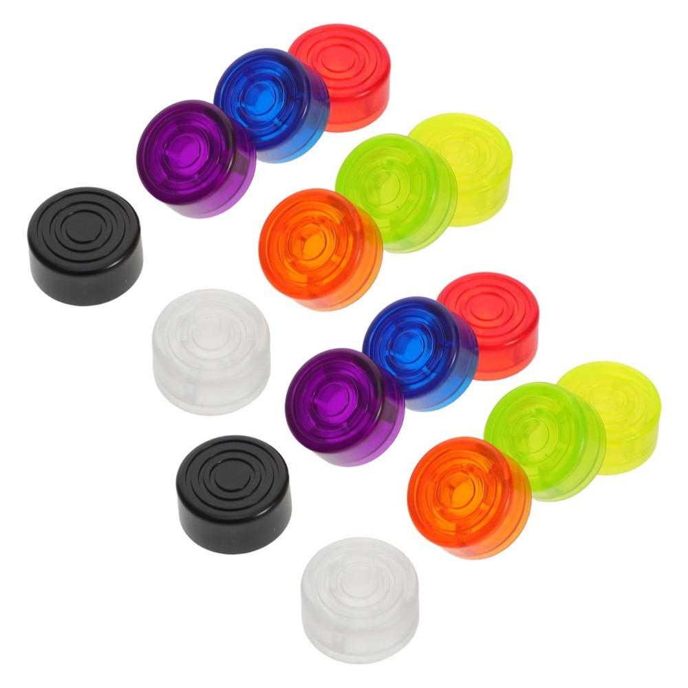 16 Pcs Guitar Effects Pedal Knobs Footswitch Accessories Toppers