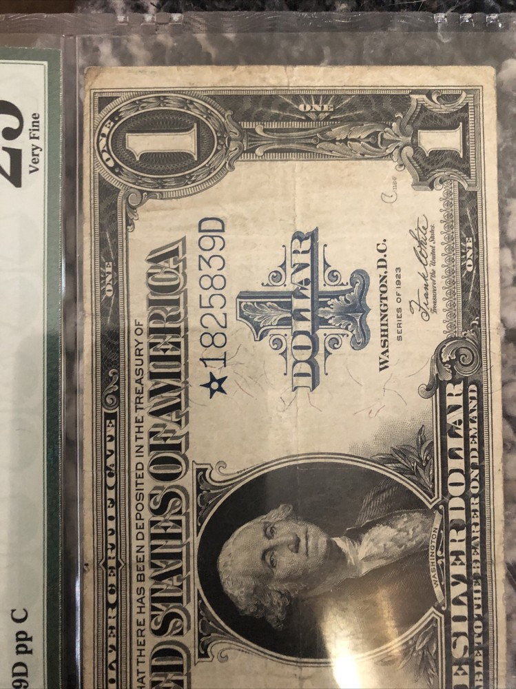 $1 1923 silver sertificate Fr# Speelman /white Star
