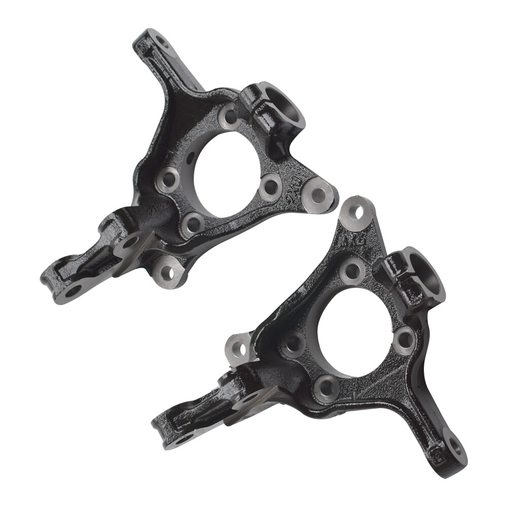 2x Steering Spindle Knuckles Front For Subaru Legacy Sedan & Wagon 2005-2014
