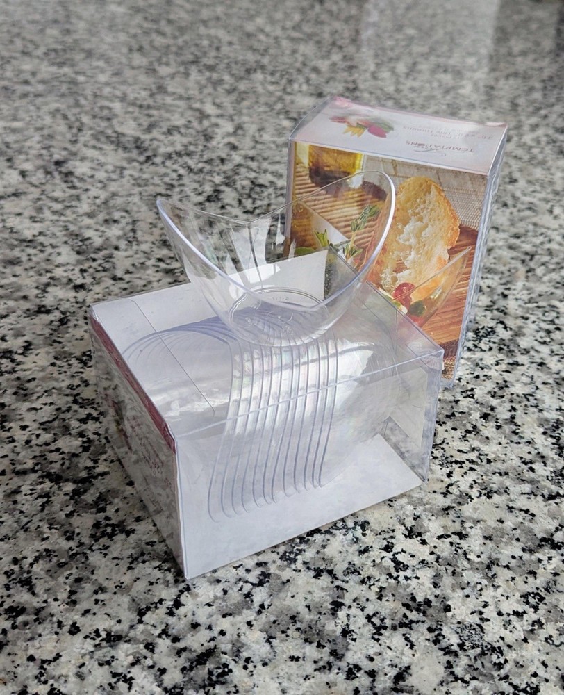 Plastic Catering Tiny Tureens 3.5”x2.6”