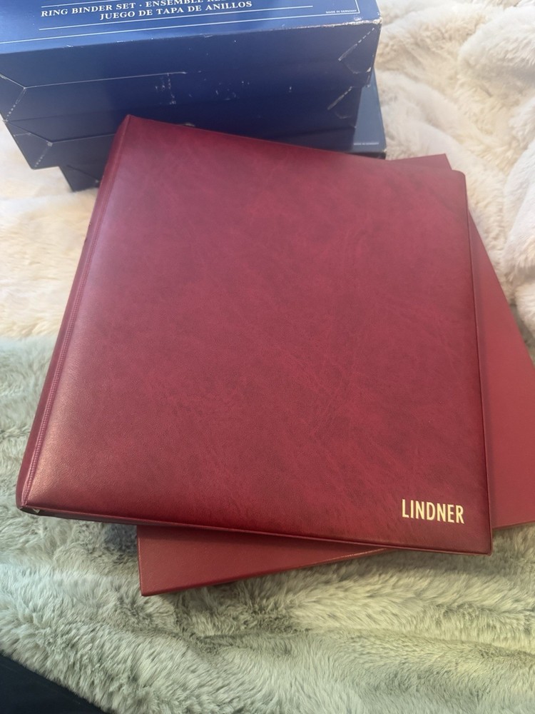 Lindner 18-ring Binder and Slipcase, BLUE ONLY