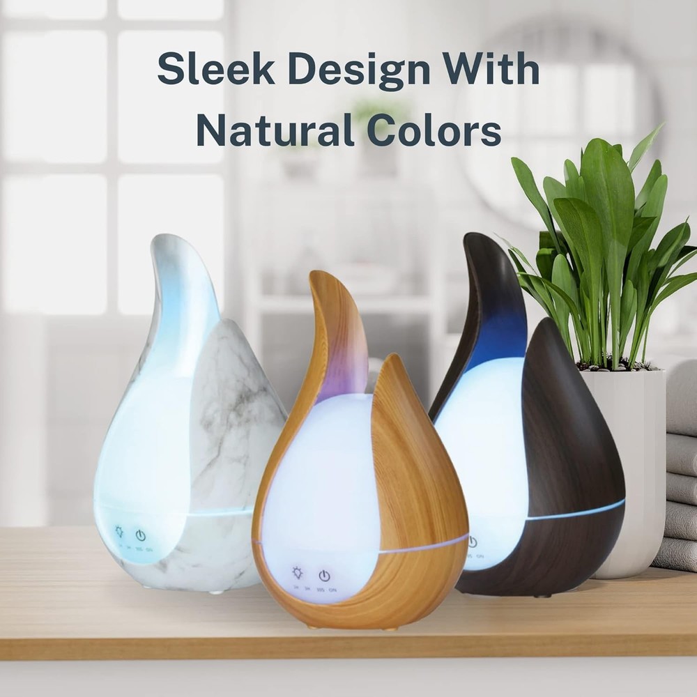 Air Oasis Teardrop Essential Oil Diffuser & Humidifier (Marble)