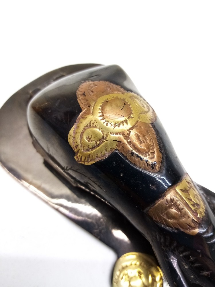 Brass Elephant Head Shape Door Knocker-damaged