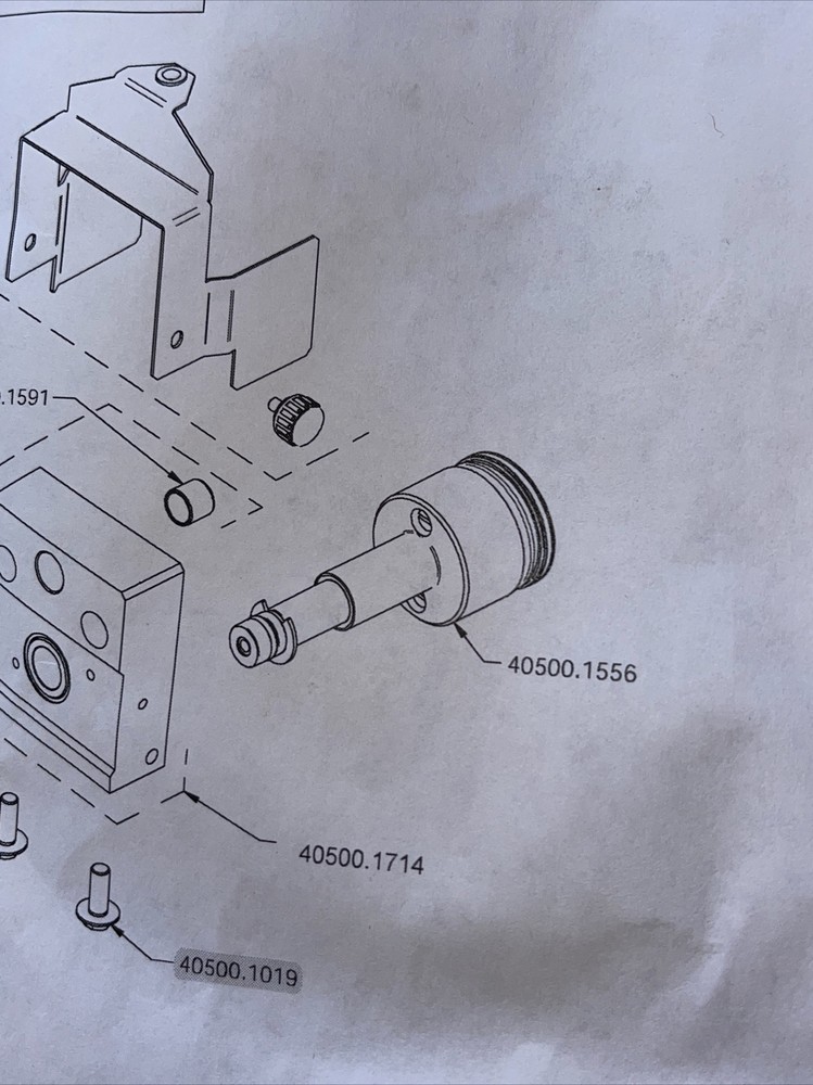 Thermoplan 40500.1556 FIX PISTON , ASSEMBLY