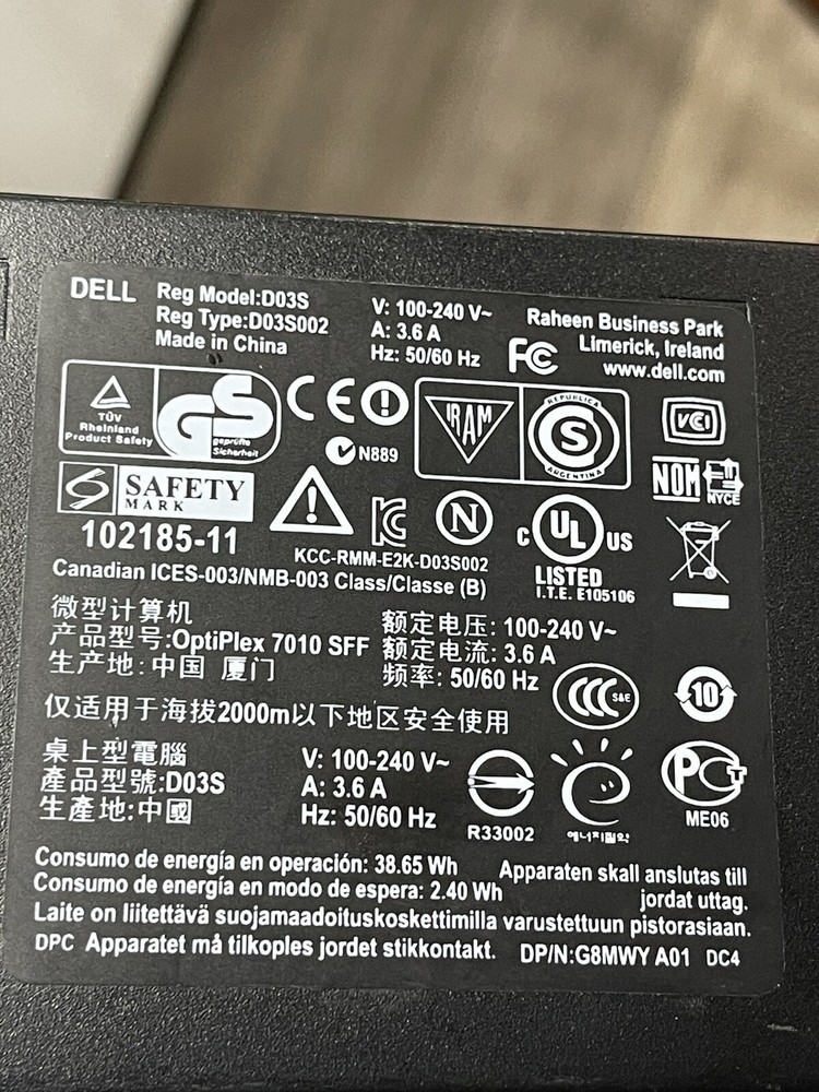 ELO Touch Solutions Screen With Stand Dell Optiplex 7010 Epson Receipt Printer