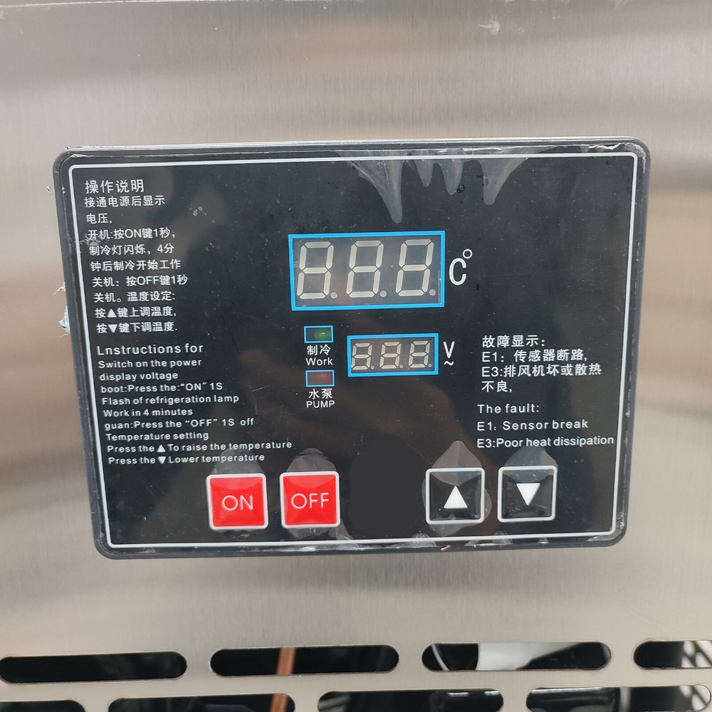 Auto Ice Column Maker Machine 6Columnar Snow Ice Brick Block Forming Machine110V