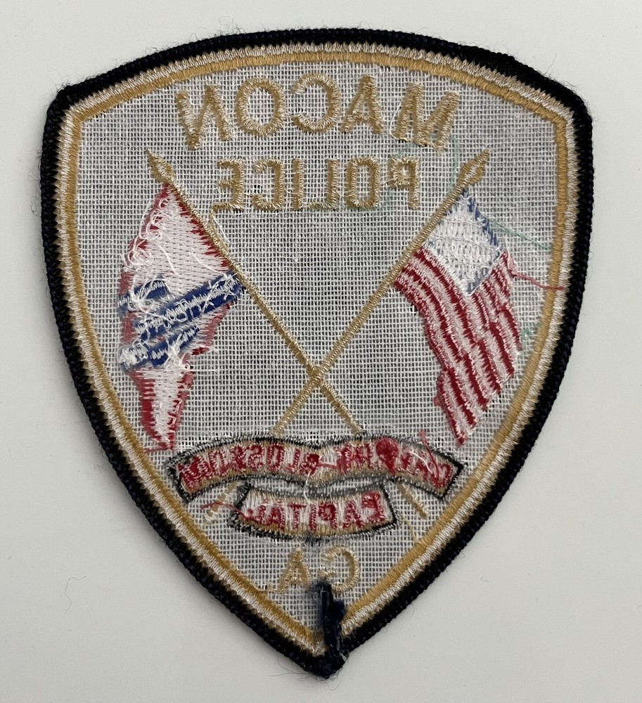 Macon Georgia Police Patch USA