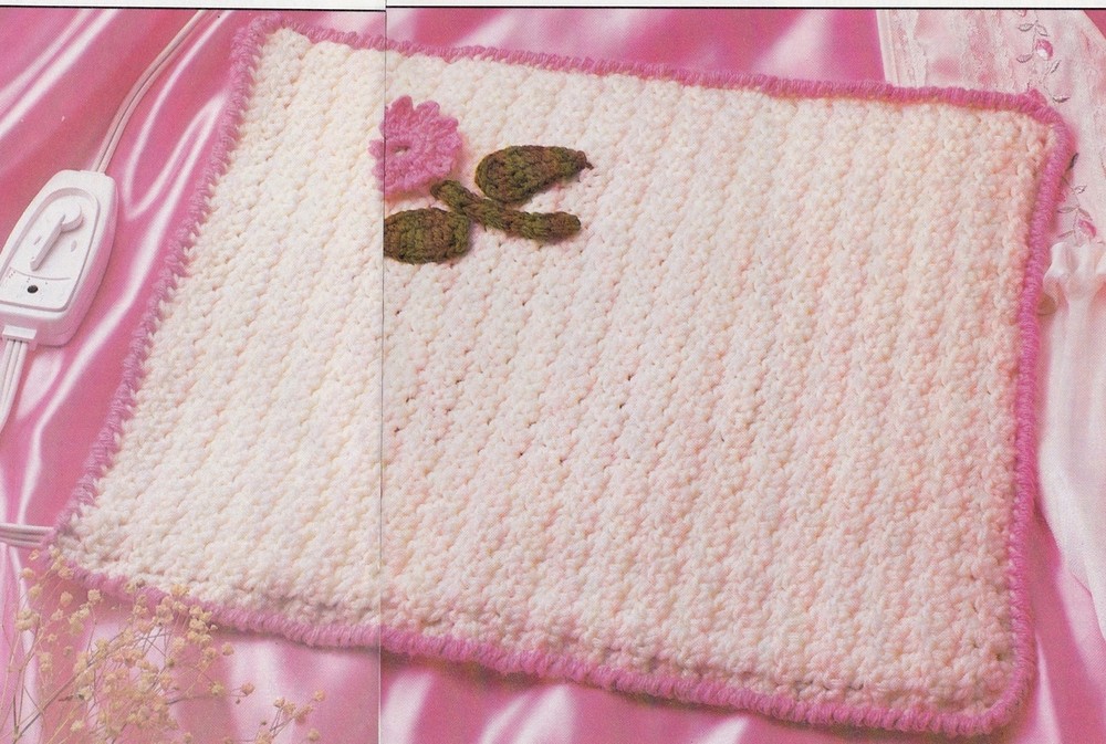 PRETTY Heating Pad Cover/Decor/Crochet Pattern INSTRUCTIONS ONLY