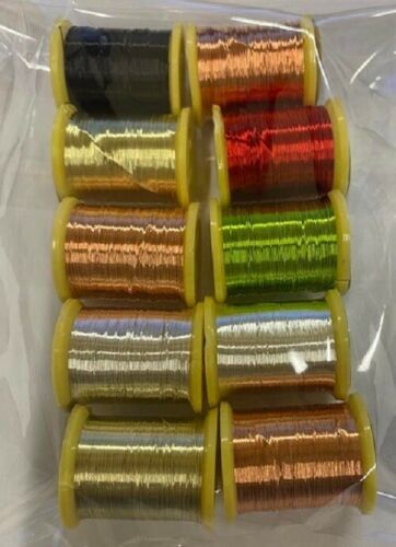 Mixed Wires x 10 spools  Various colours and sizes