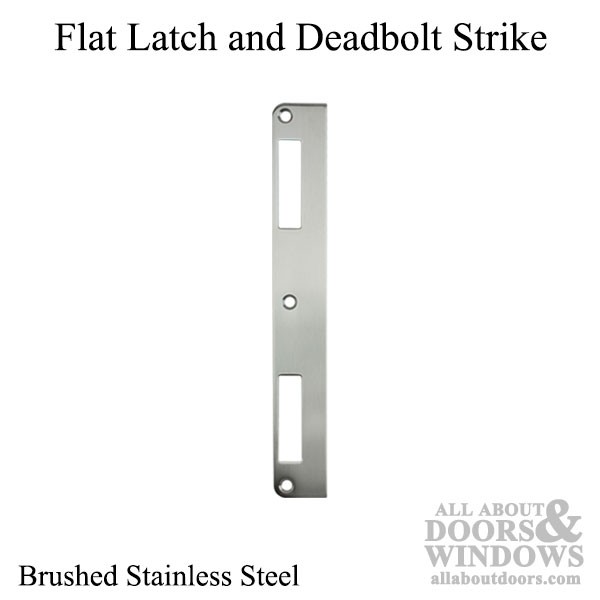 P3000 Active Latch and Deadbolt, Flat Strike Plate
