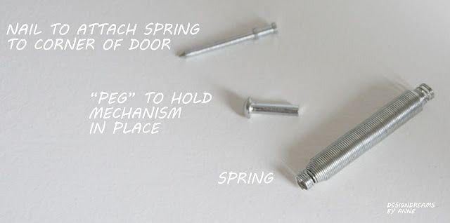 Chain Door Retainer With Spring