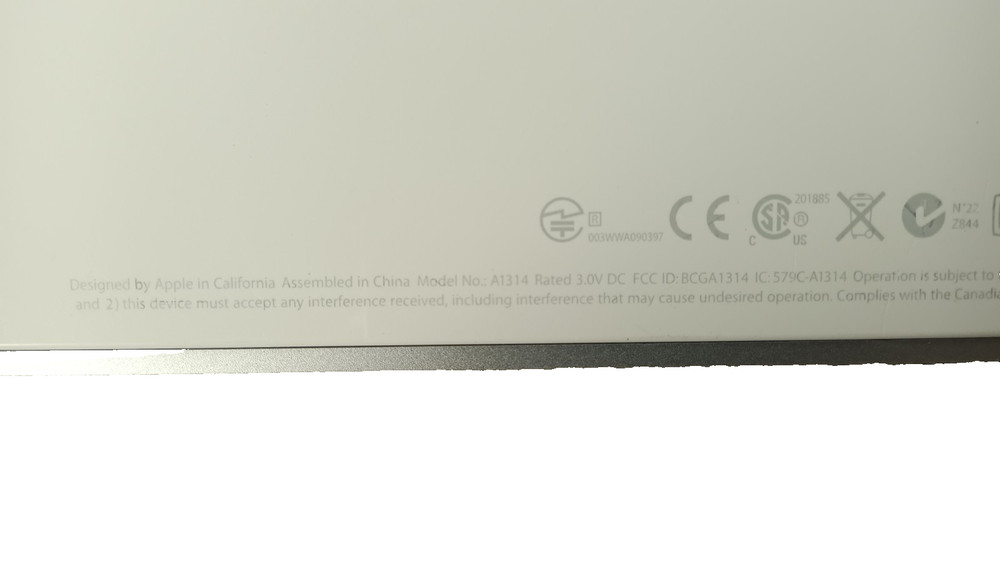 Apple A1314 Keyboard MC184LL/A & Magic Mouse A1296 MB829LL