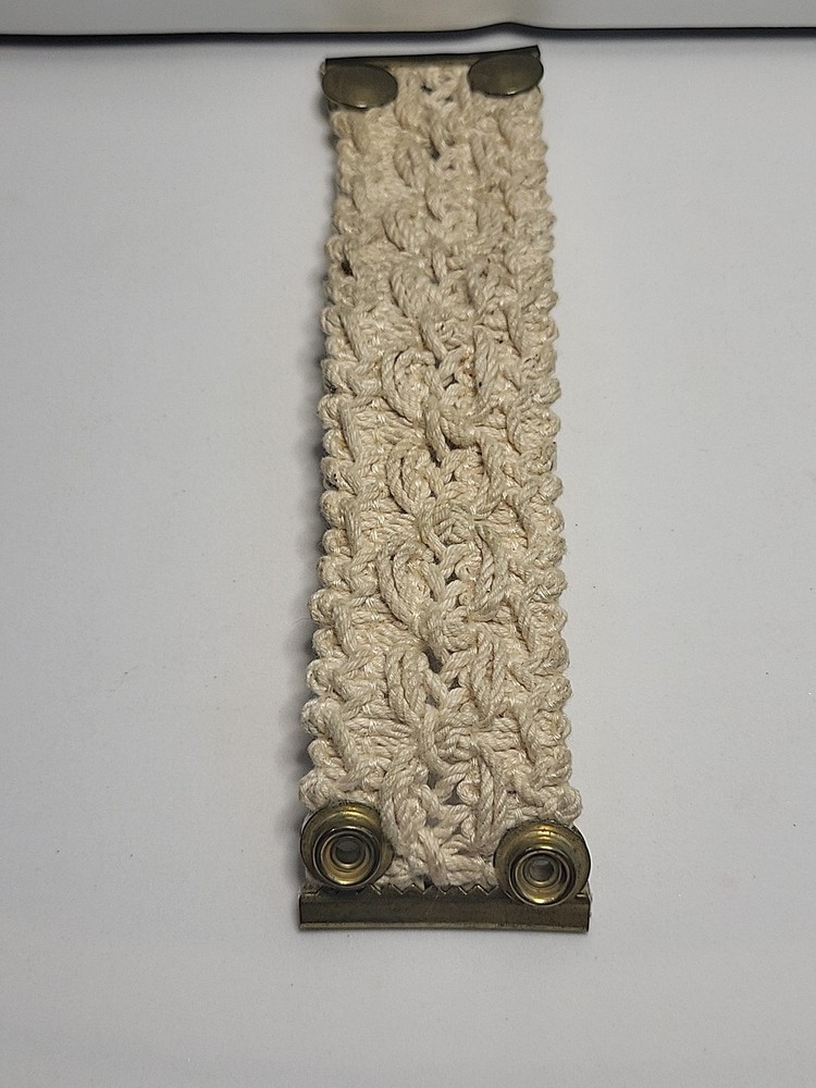 Crochet Double Snap Bracelet 1960's