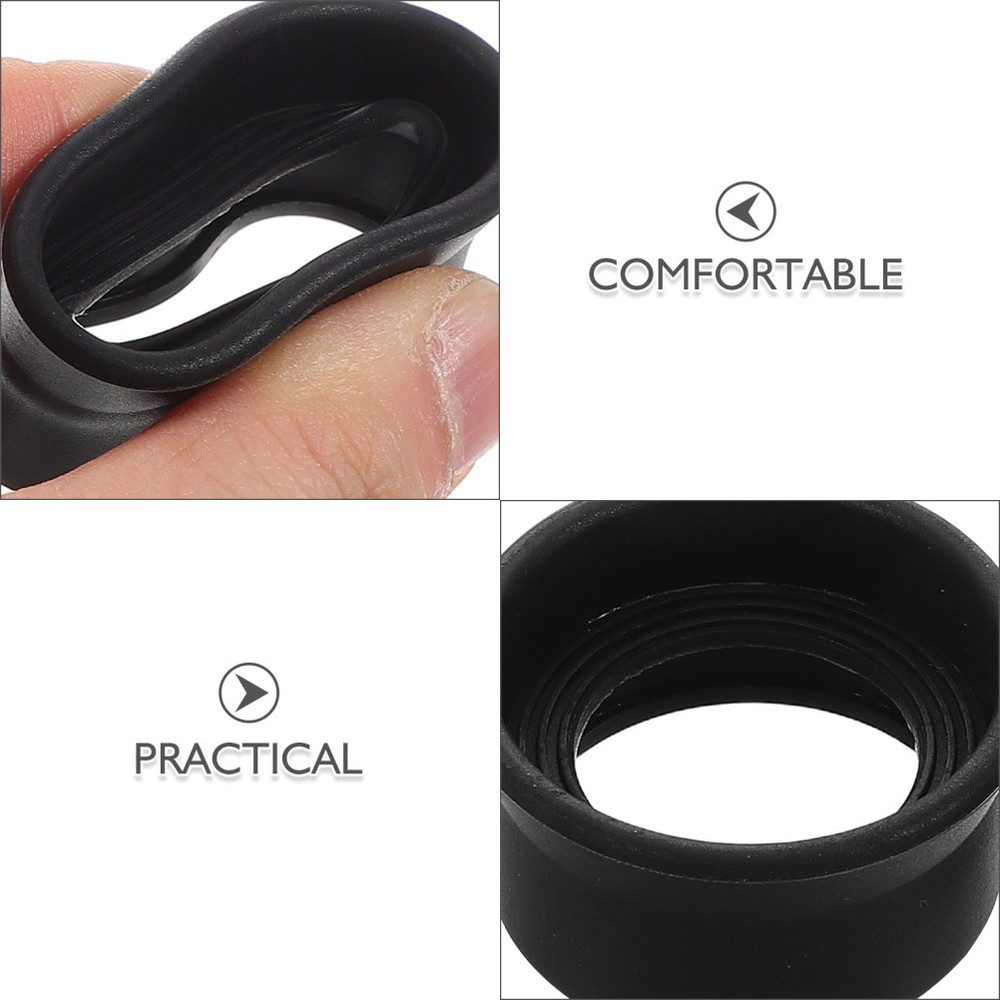 3 Pcs Binocular Eye Cups Replacement Eyepiece Shield Lens Cap