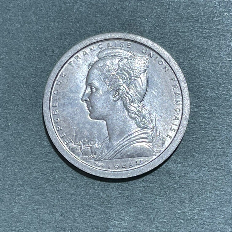 1948 One Franc Coin High Grade High Value
