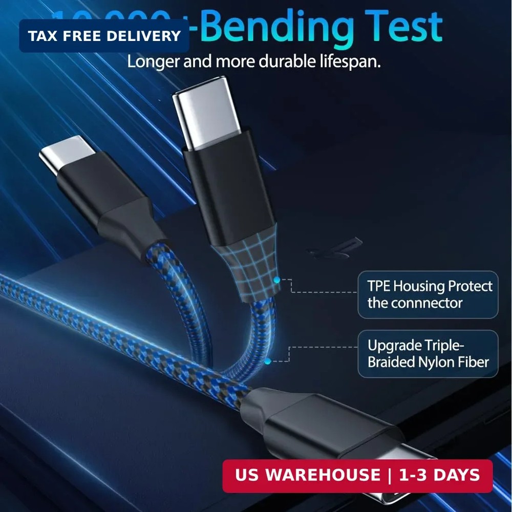 USB C Cable PS5 Controller Charger for Xbox Series X,S Controller,PS5 Charger Ca