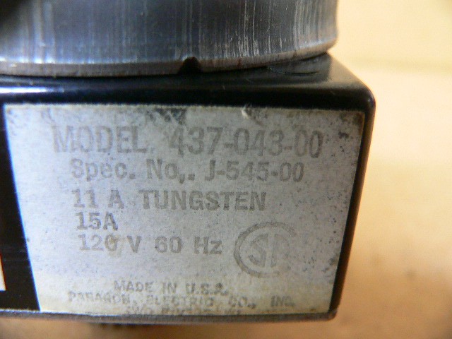 Paragon Electric Model 437-043-00