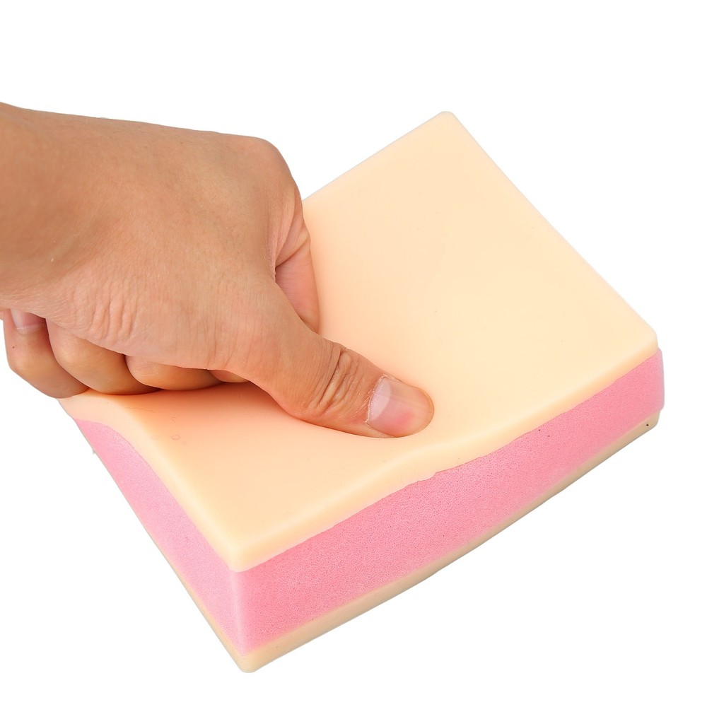 Suture Training Model Silicone Skin Layer Surgical Injection Suture Practice Pad