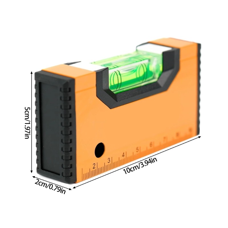 Pocket Sized Bubble Level Device Tool With Base High Accuracy Readings