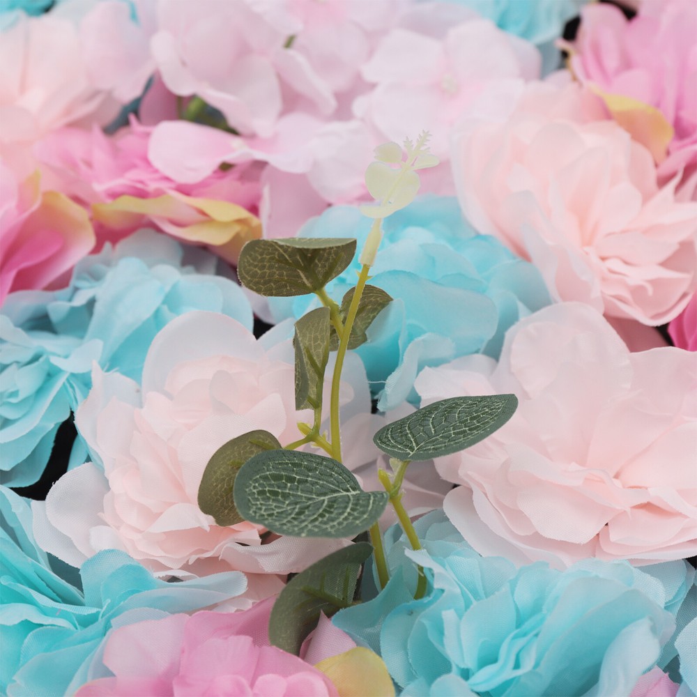 40*60cm Artificial Flower Wall Panels Wall Hydrangea Rose Wedding Backdrop Decor