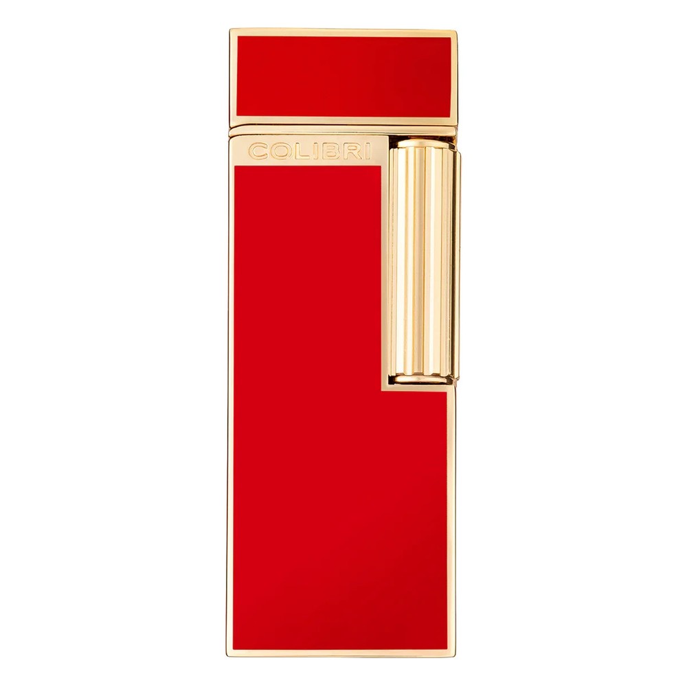 Colibri Cigar Lighter Continental Chrome Patterned