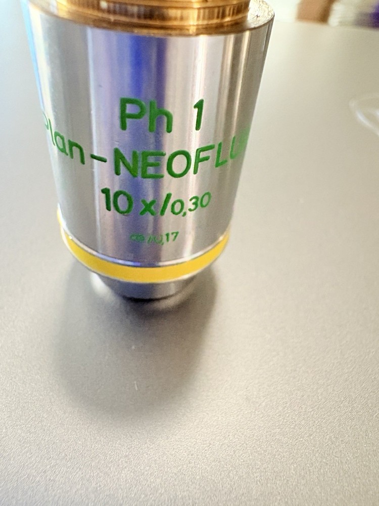 ZEISS Plan-NEOFLUAR 10x/0.30 Ph1 Phase Contrast Microscope Objective