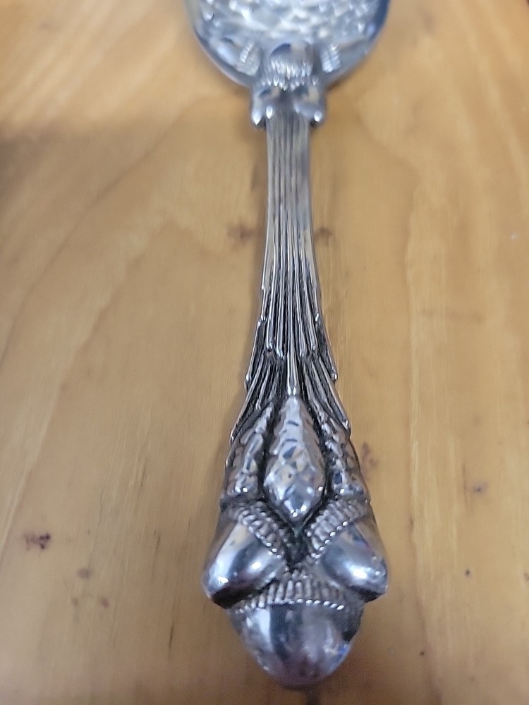 SILVER PLATED FRUIT SPOON