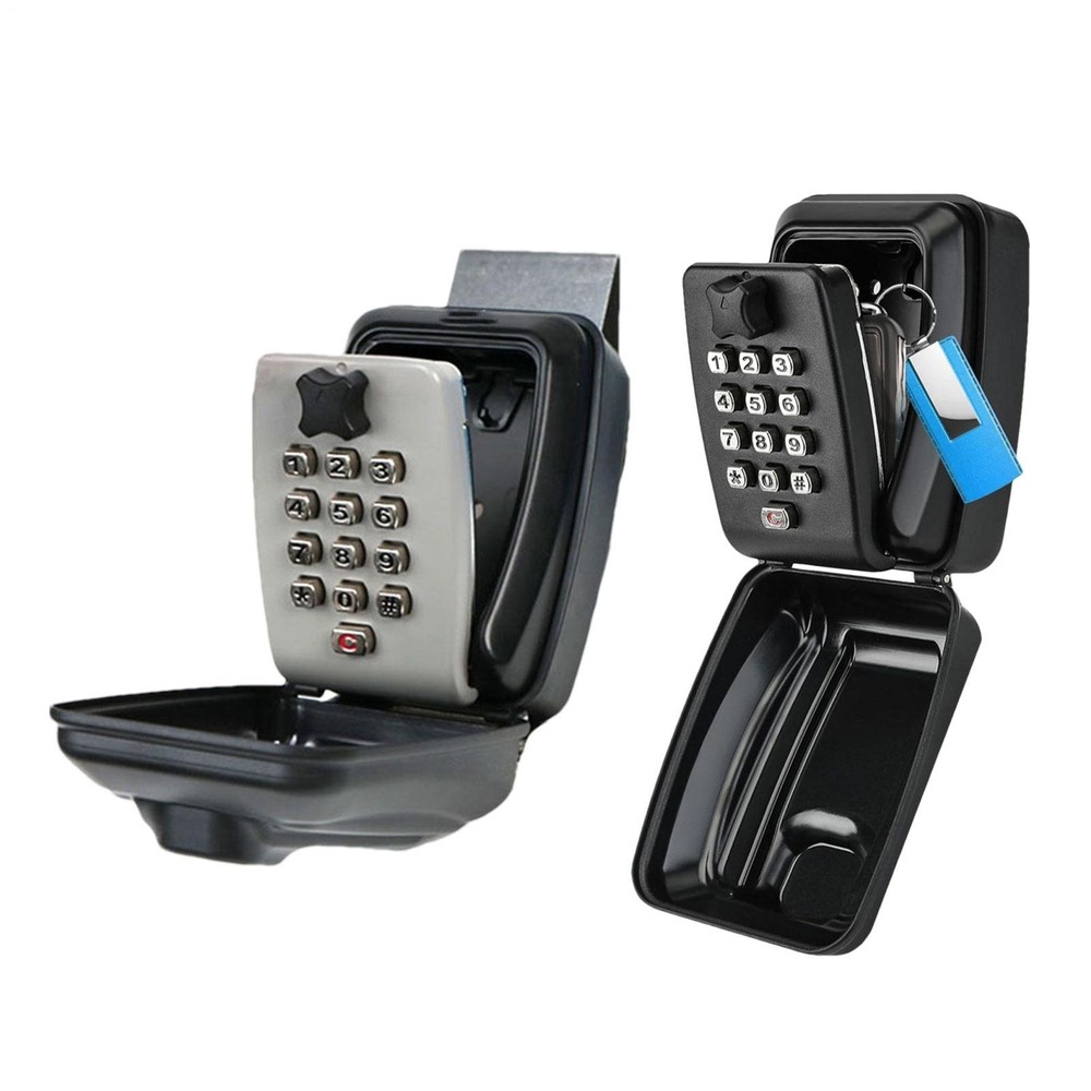 Key Lock Box Wall Mounted Heavy Duty Safe Combination Organizer
