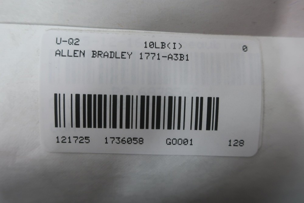 Allen Bradley 1771-A3B1 Chassis Module Ser B