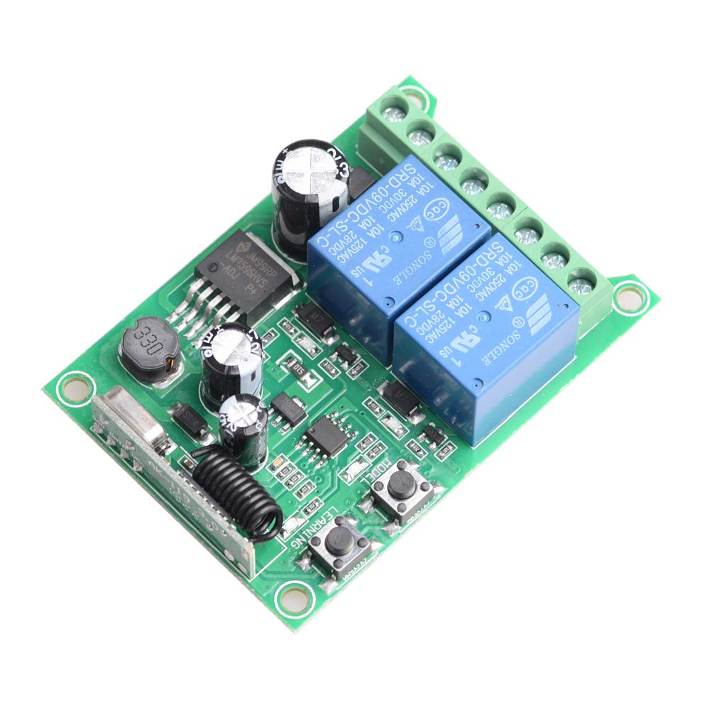12V 24V 36V 48V 2CH 433Mhz Wireless Remote Control Relay Switch 984Ft Long Range