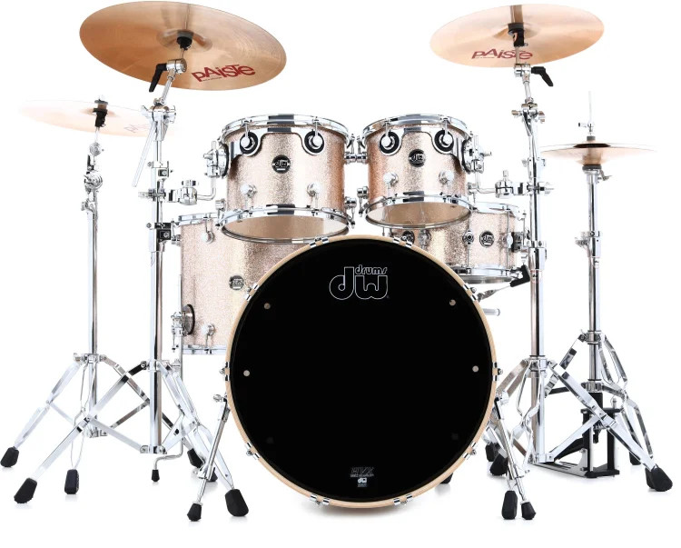 DW Performance Series 5-piece Shell Pack with Snare - Bermuda Sparkle
