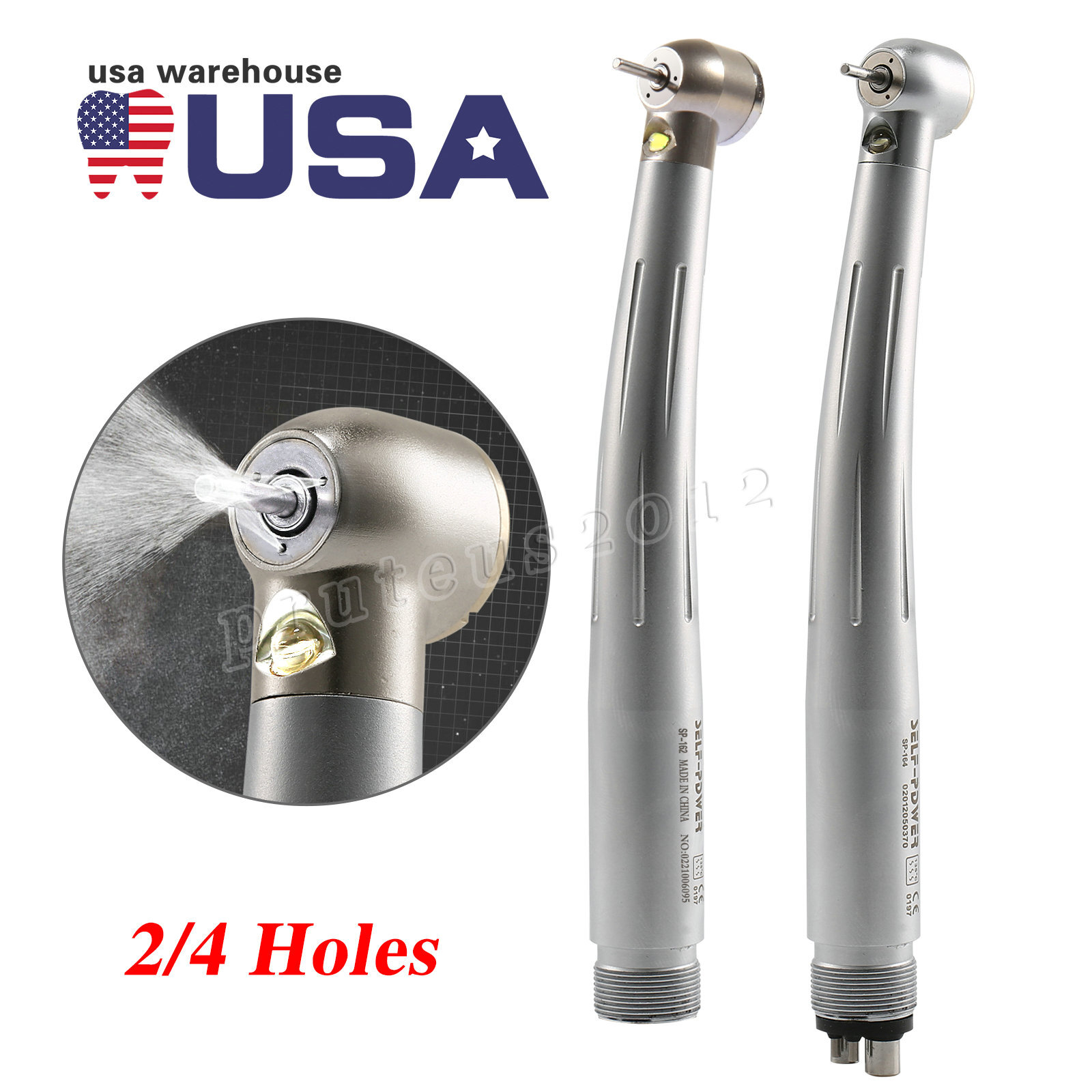 NSK Style Dental Fiber Optic LED E-generator high speed handpiece 4HOLE / 2HOLE